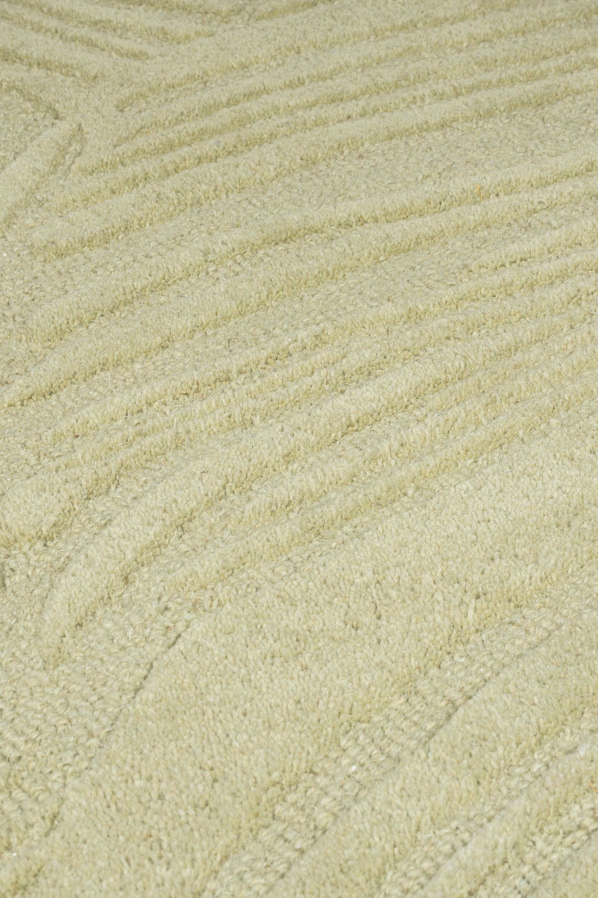 Wollteppich Blatt-Design - handgetuftet LEVEN LEE_Läufer_