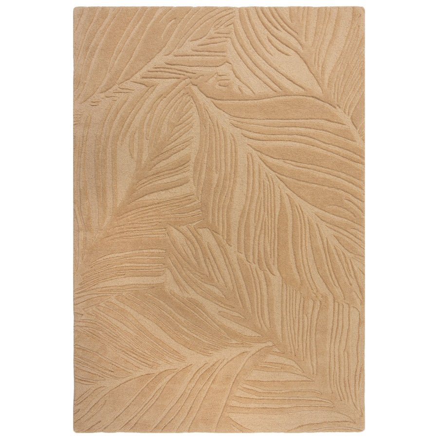 Wollteppich Blatt-Design - handgetuftet LEVEN LEE_Rechteckig_
