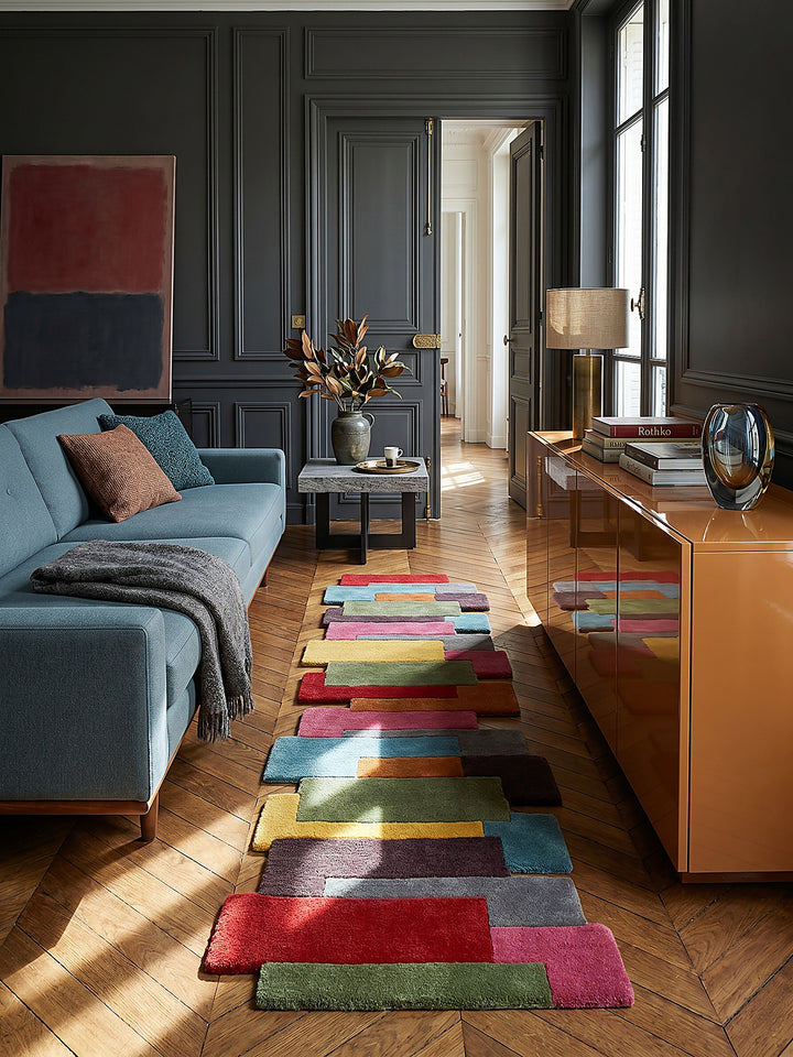 Teppich Multi Läufer im modernen Wohnzimmer_