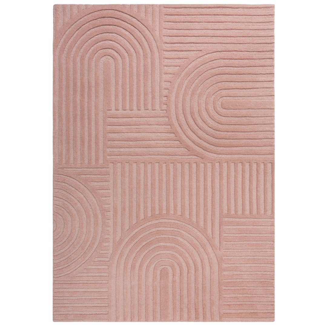 Handgetufteter Wollteppich in Pastellfarben LEVEN BLAKE von Kadima Design _Rosa_#sku_BARK503119370128-BARK503119370129#