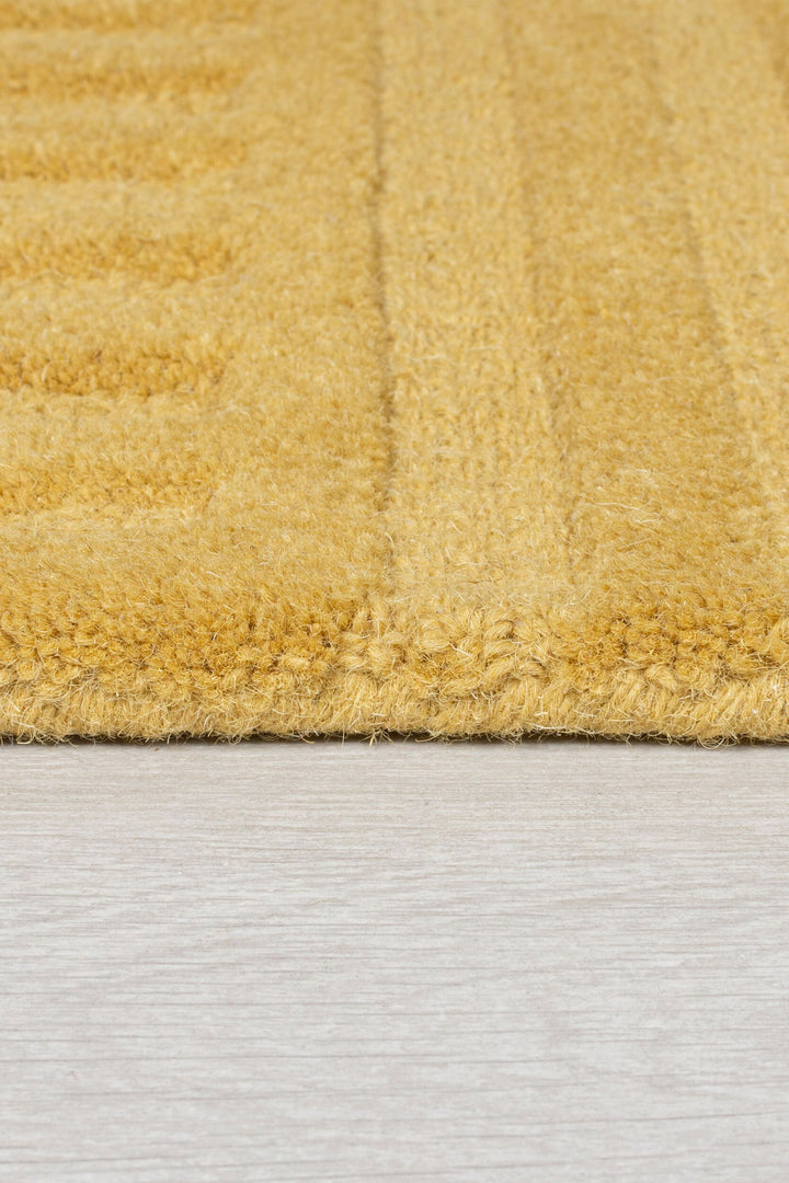 Handgetufteter Wollteppich in Pastellfarben LEVEN BLAKE von Kadima Design _Senfgelb_#sku_BARK503119370124-BARK503119370125#
