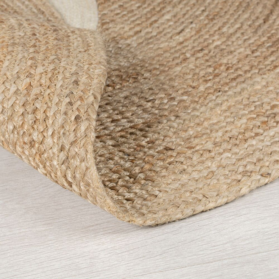 Kinderteppich Bären-Design - Jute - naturfarben BRANT_Rund_