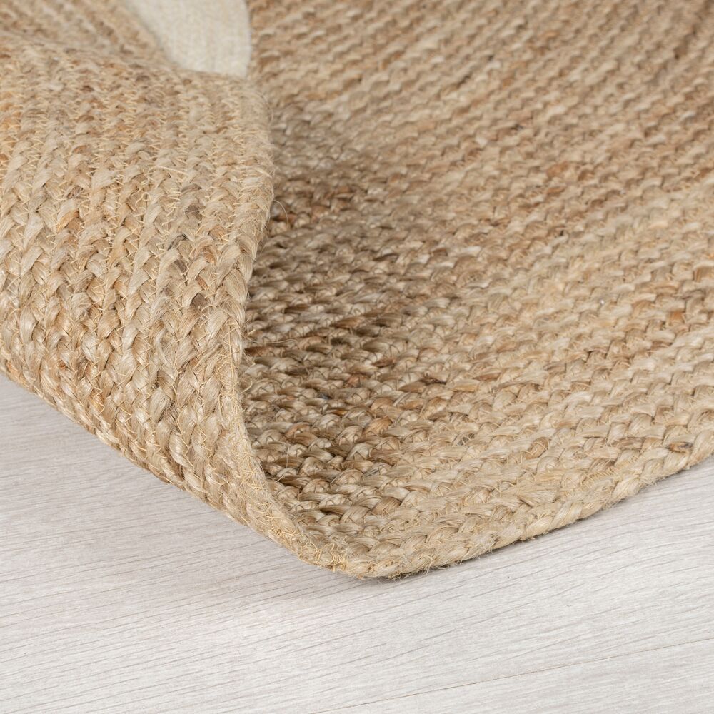 Kinderteppich Bären-Design - Jute - naturfarben BRANT_Rund_