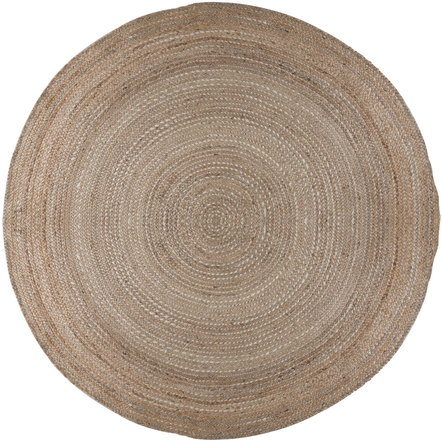 Teppich Jute in Naturtönen - handgewebt EDEN_Rund_