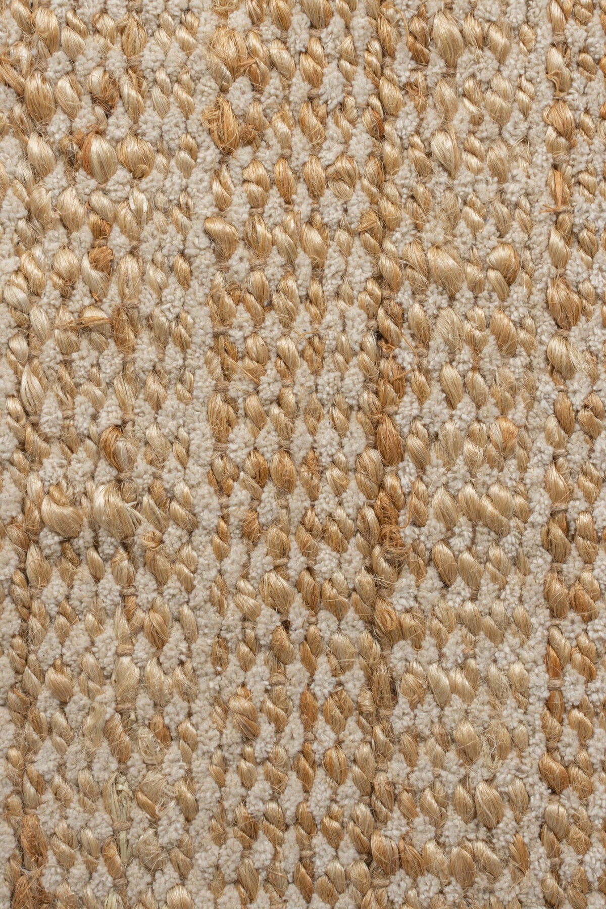 Teppich Jute Fransen-Design - handgewebt - beige CONWY_Läufer_