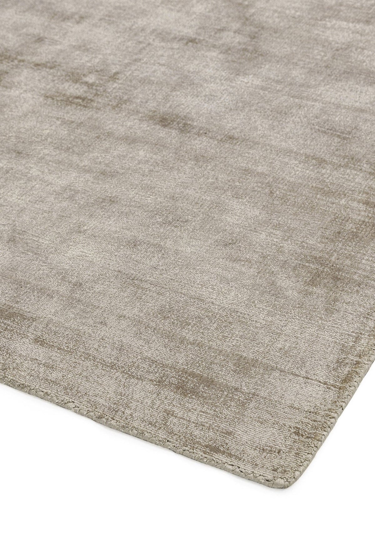 Handgewebter Designerteppich - 120x170cm - Taupe-Farbton - 17mm Gesamthöhe - schallabsorbierend für Arbeitszimmer und Heimbüros von Kadima Design_