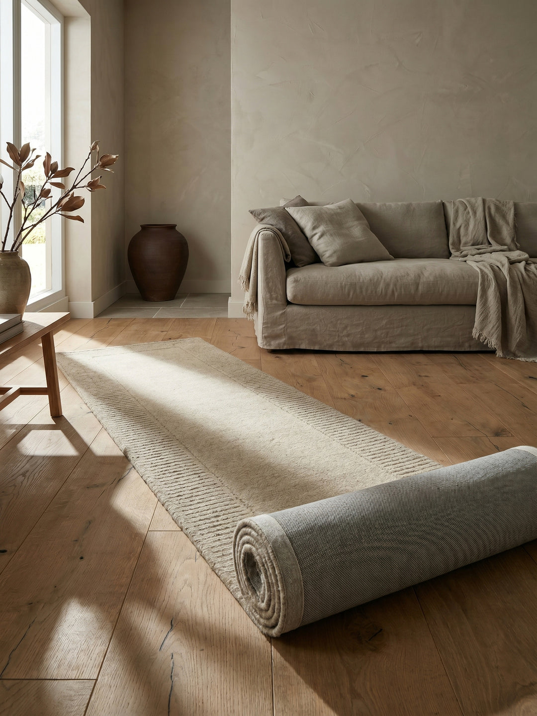 Teppich Natur Läufer Editorial Styling_