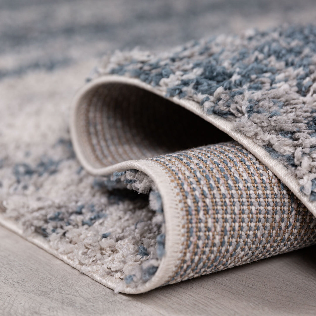 Hochflor Teppich Ombre Muster - Abstrakt - Schlafzimmer schmutzabweisend_Rechteckig_