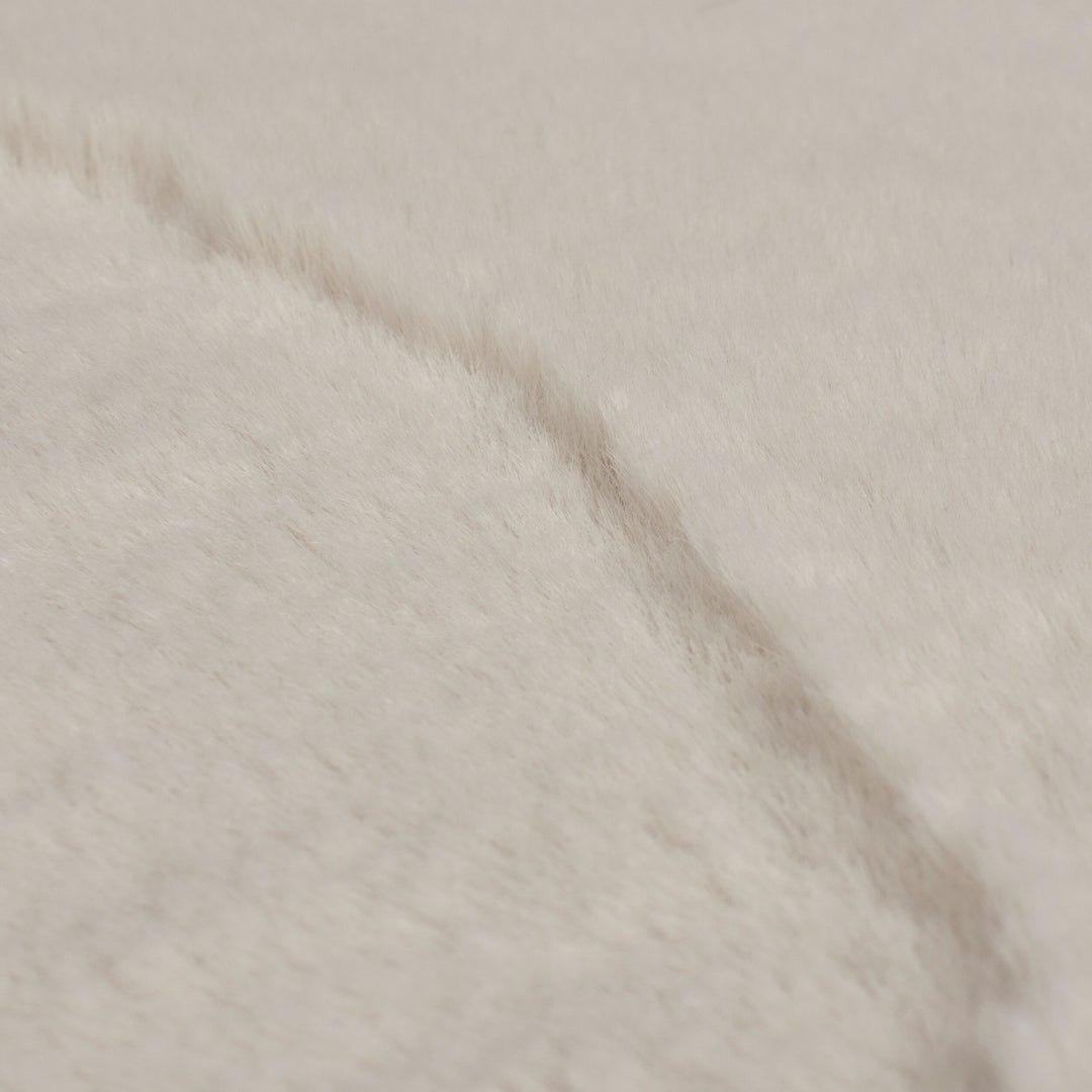 Hochflor Teppich Struktur Muster - Abstrakt - Schlafzimmer_Ivory_Rechteckig_