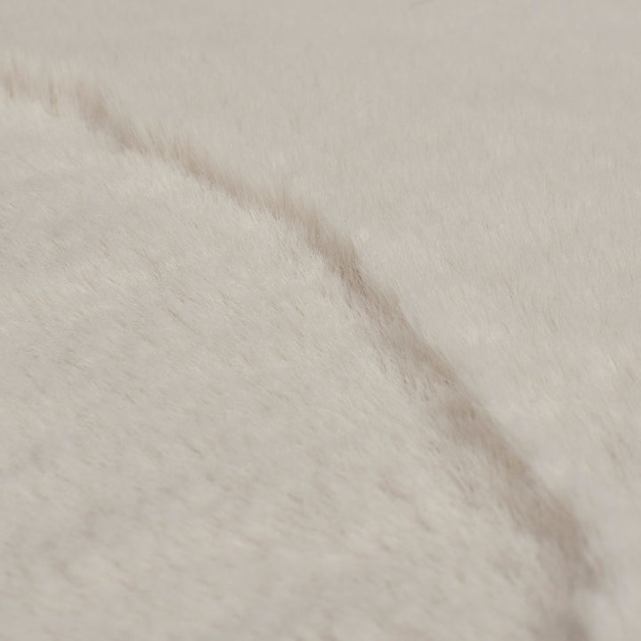 Hochflor Teppich Struktur Muster - Abstrakt - Schlafzimmer_Ivory_Rechteckig_