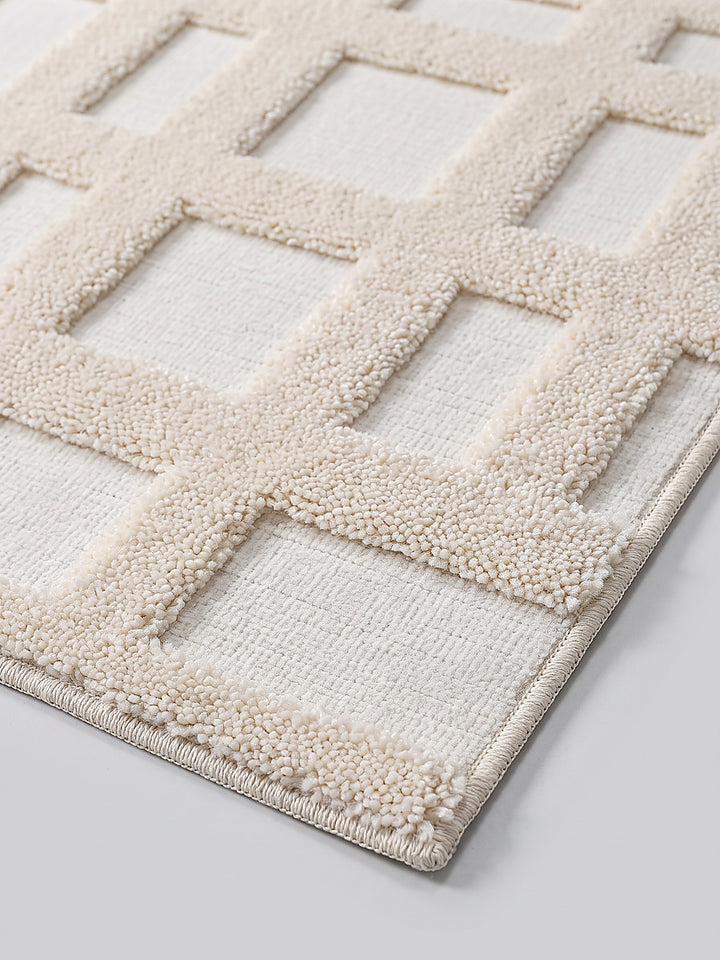 Teppich Creme Farbdetail Muster_
