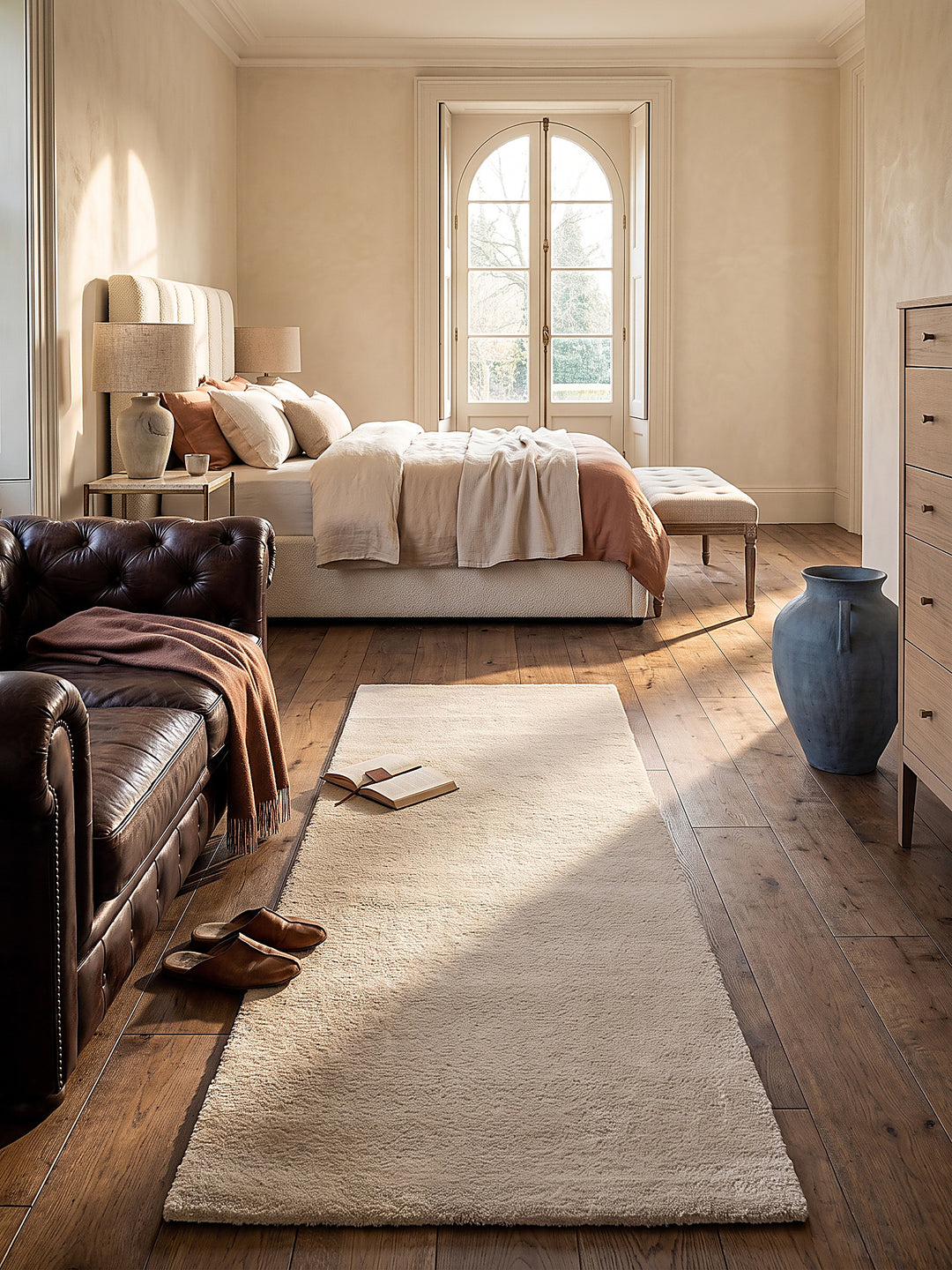 Teppich Beige Textur Nahaufnahme_