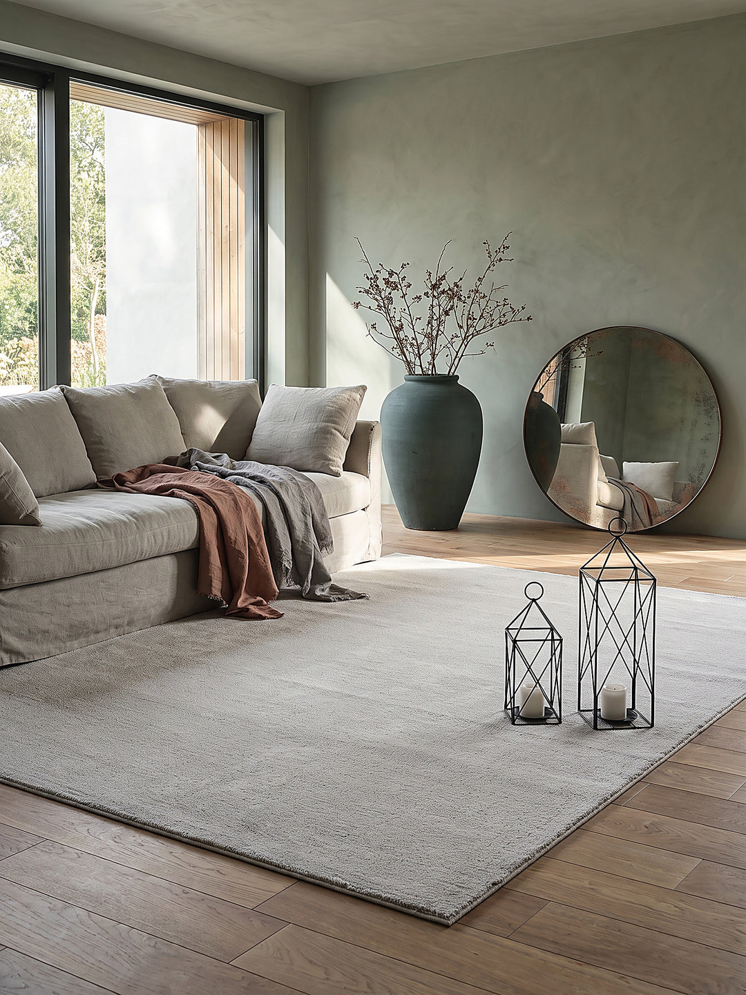 Teppich Sand Läufer Editorial Styling_