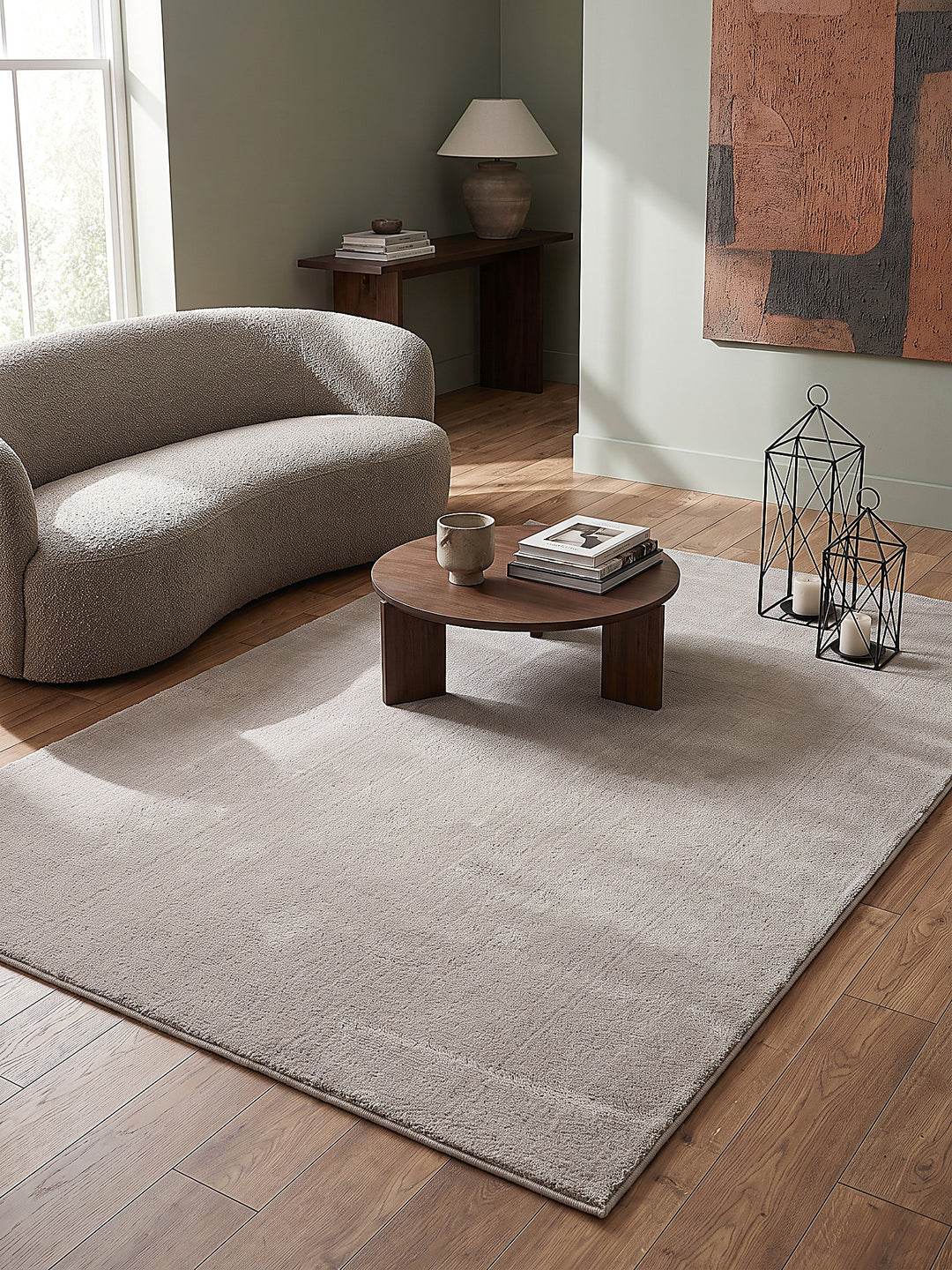 Teppich Sand als Wandteppich_
