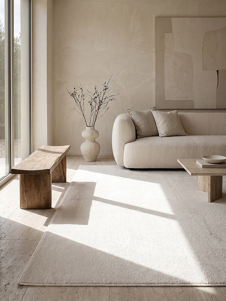 Teppich Creme Farbdetail Muster_