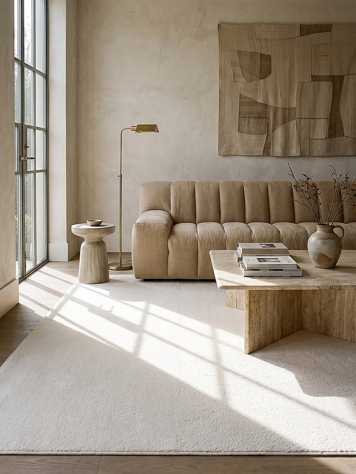Teppich Creme Farbdetail Muster_