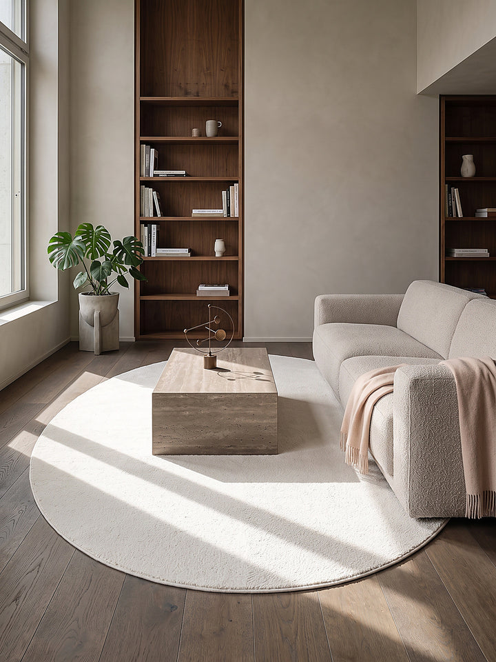 Teppich Creme oval Editorial Styling_