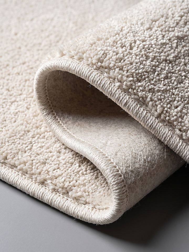 Teppich Creme Kante Verarbeitung_