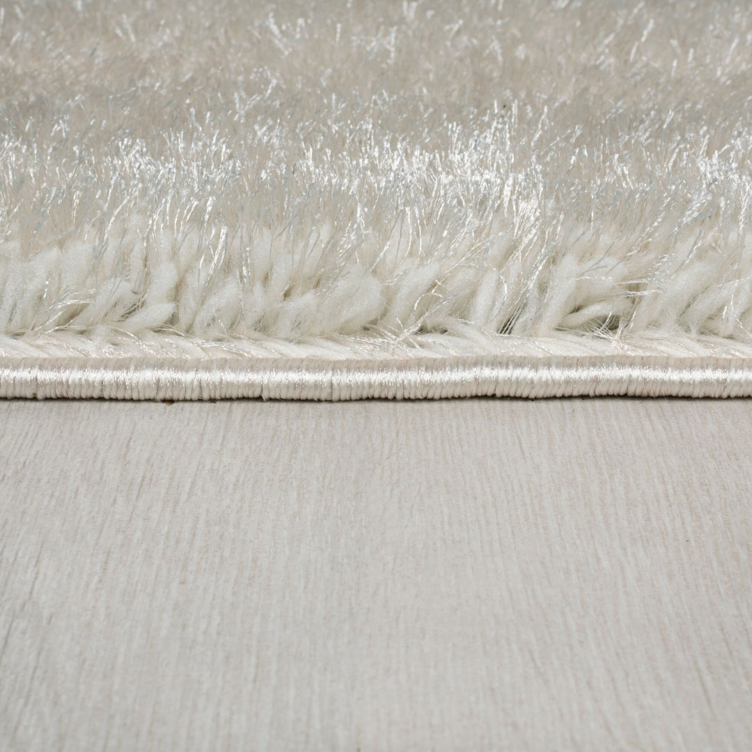 Teppich Hochflor Samt-Design - plüschig DOVEL - Beige 80x150 cm_Rechteckig_
