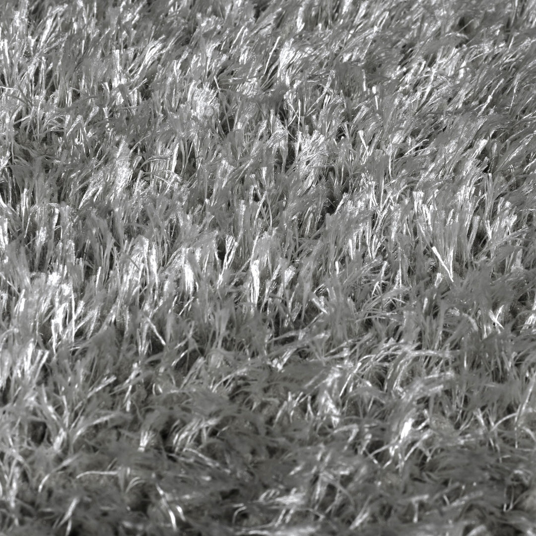 Hochflor-Teppich aus recyceltem Polyester_Grau_Rechteckig_