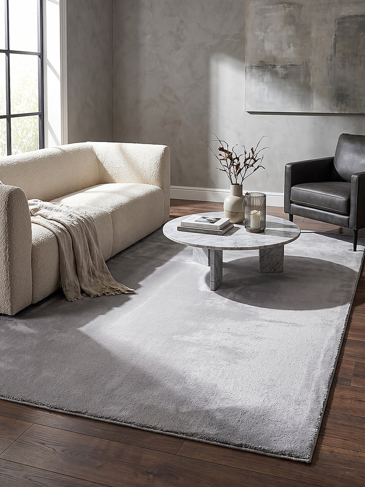 Teppich Grau Farbdetail Muster_