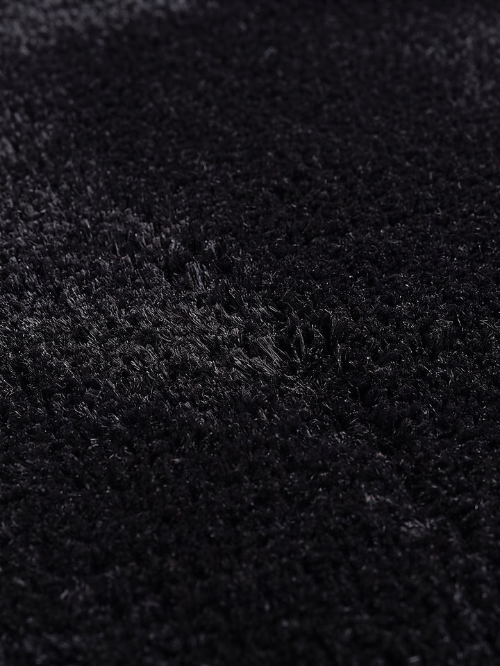 Teppich Schwarz Farbdetail Muster_