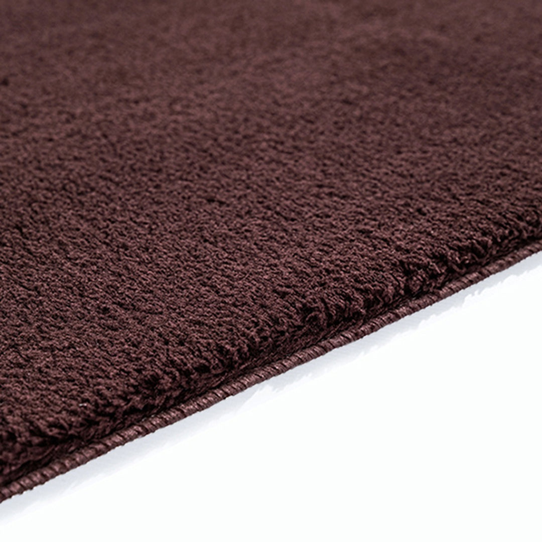 Hochflorteppich Uni Polyester für Wohnzimmer Schlafzimmer und Flur ALDAN Serie_