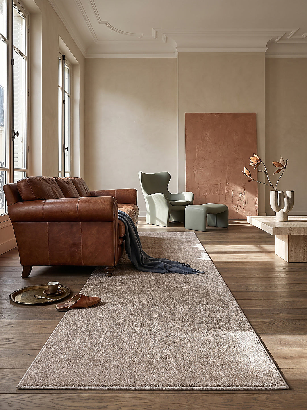 Teppich Beige Textur Nahaufnahme_