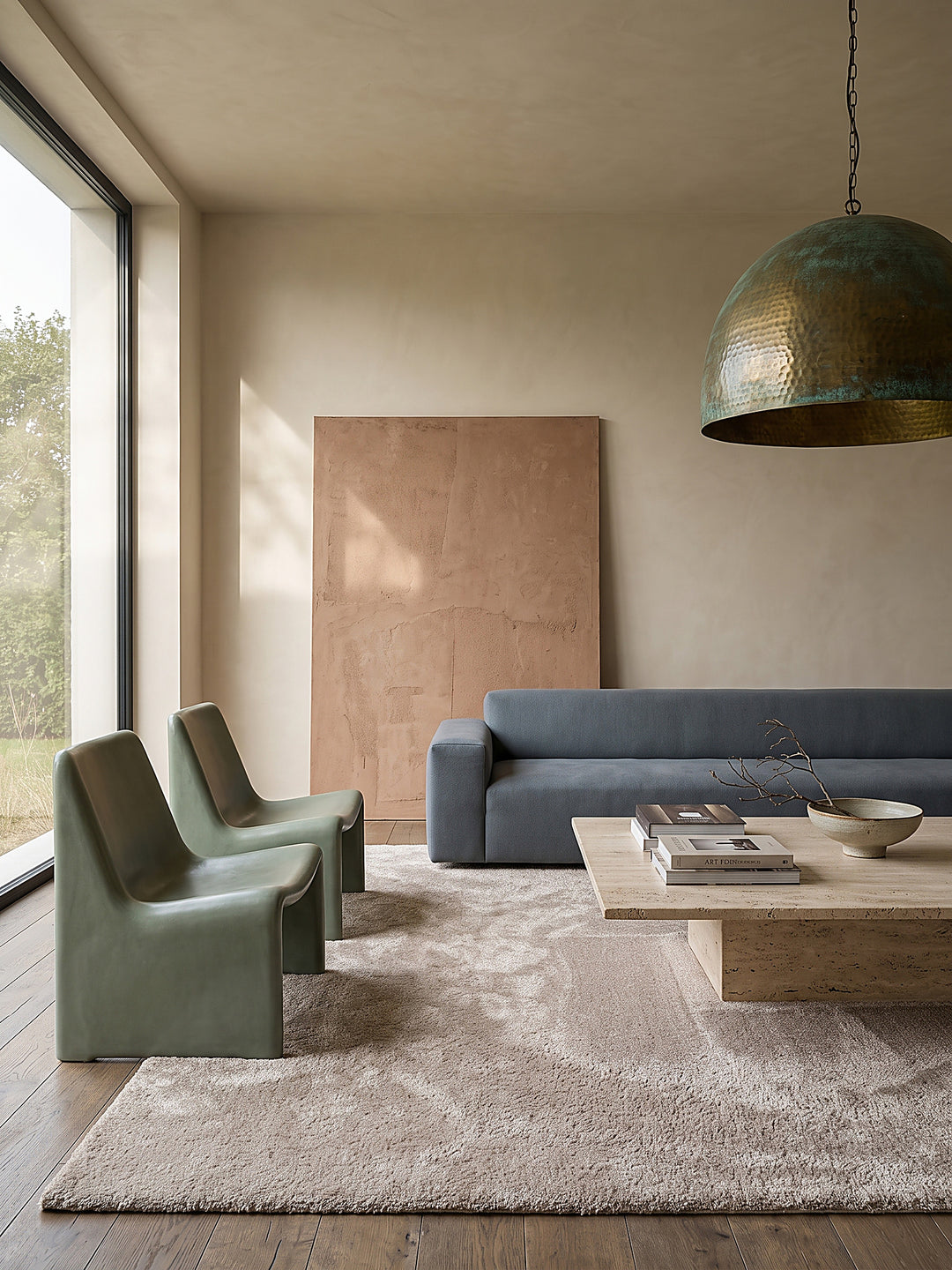 Teppich Beige Läufer Editorial Styling_