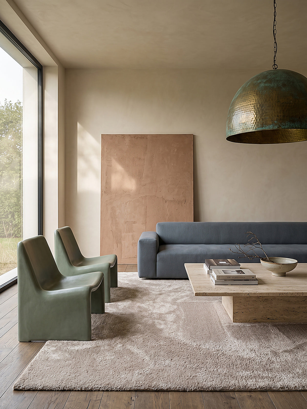 Teppich Beige Läufer Editorial Styling_