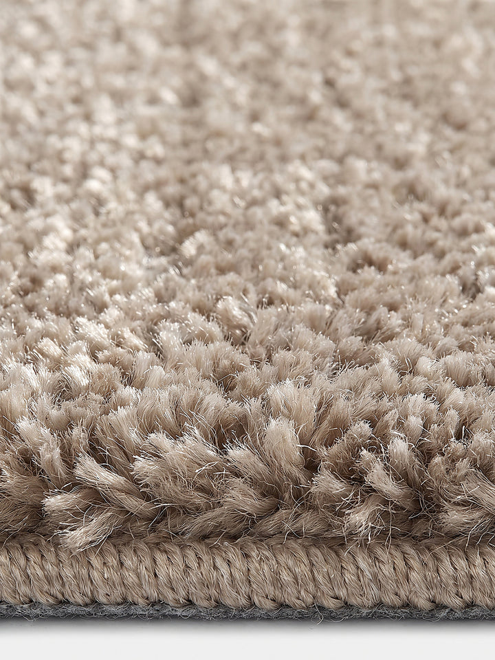 Teppich Beige Webstruktur Nahaufnahme_