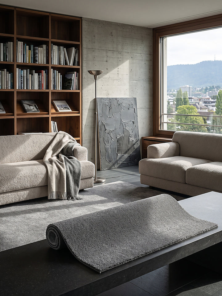Teppich Grau Läufer Editorial Styling_