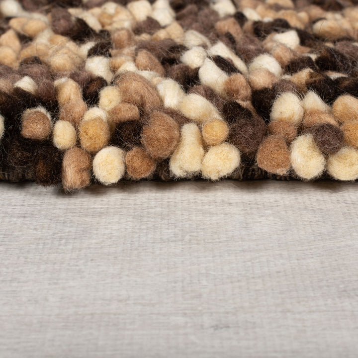 Hochflor Teppich aus 100% Wolle  - Handgewebt  - Weich &amp;amp; Luxuriös_Rechteckig_