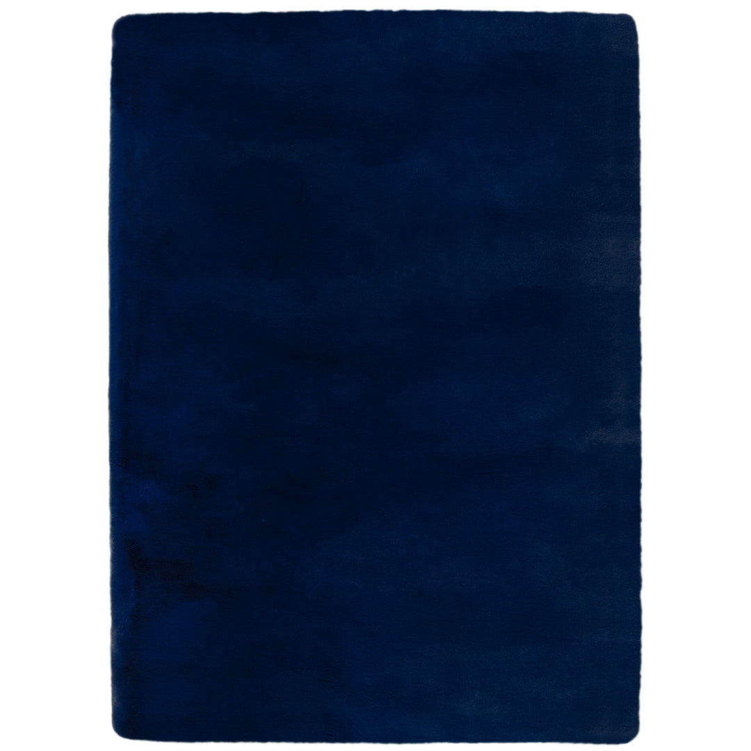 Hochflor Teppich Unifarben - Schlafzimmer_Rechteckig_