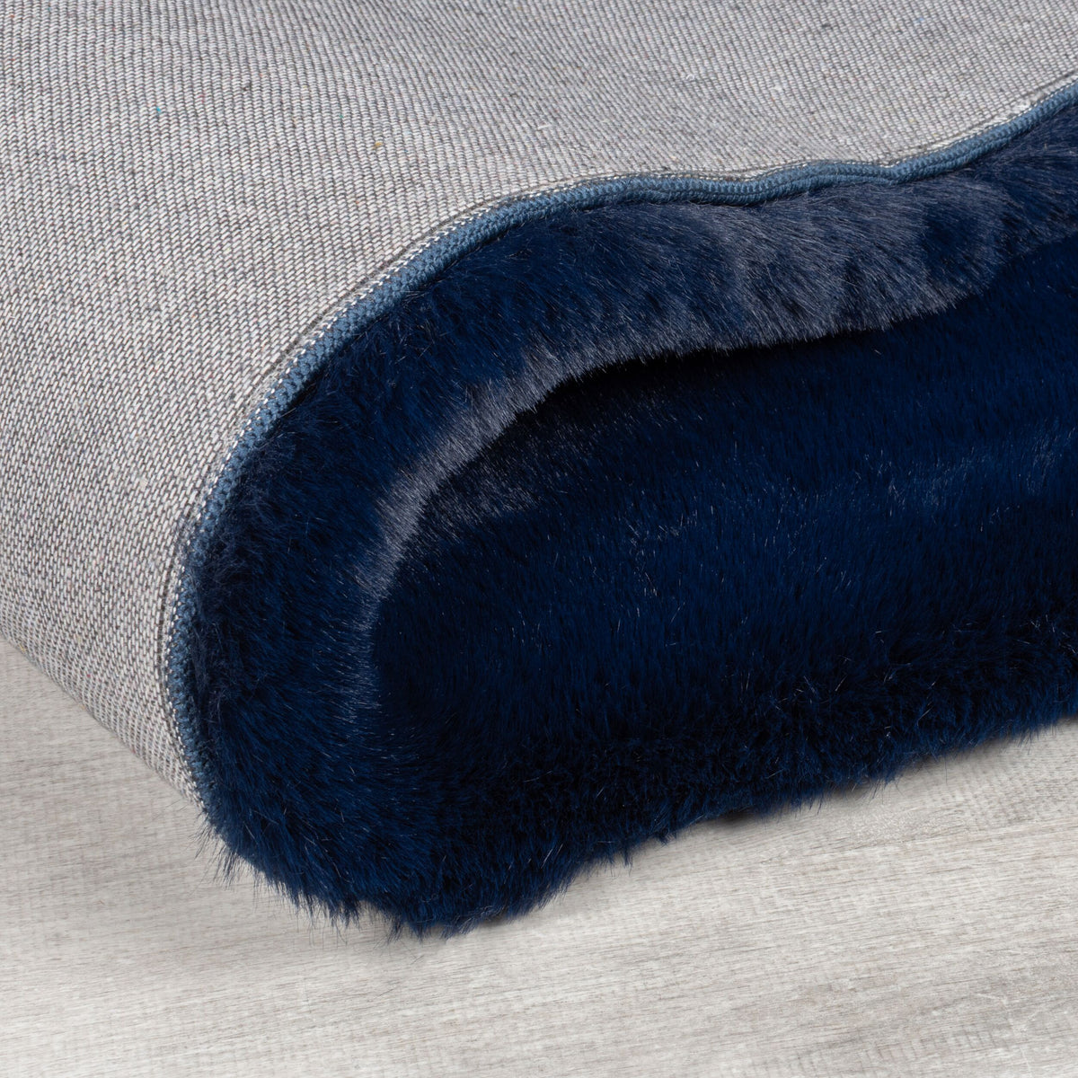 Hochflor Teppich Unifarben - Schlafzimmer_Rechteckig_