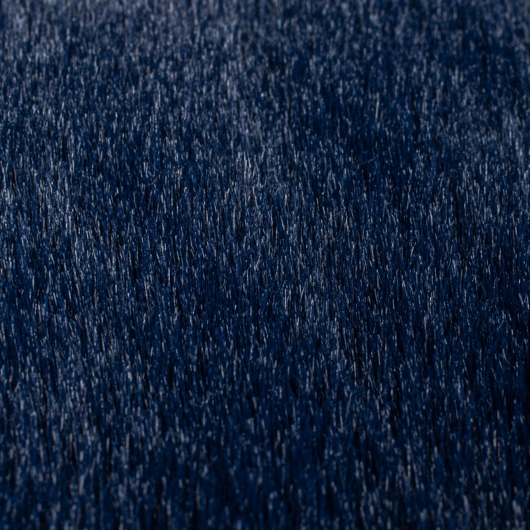 Hochflor Teppich Unifarben - Schlafzimmer_Blau_Rechteckig_