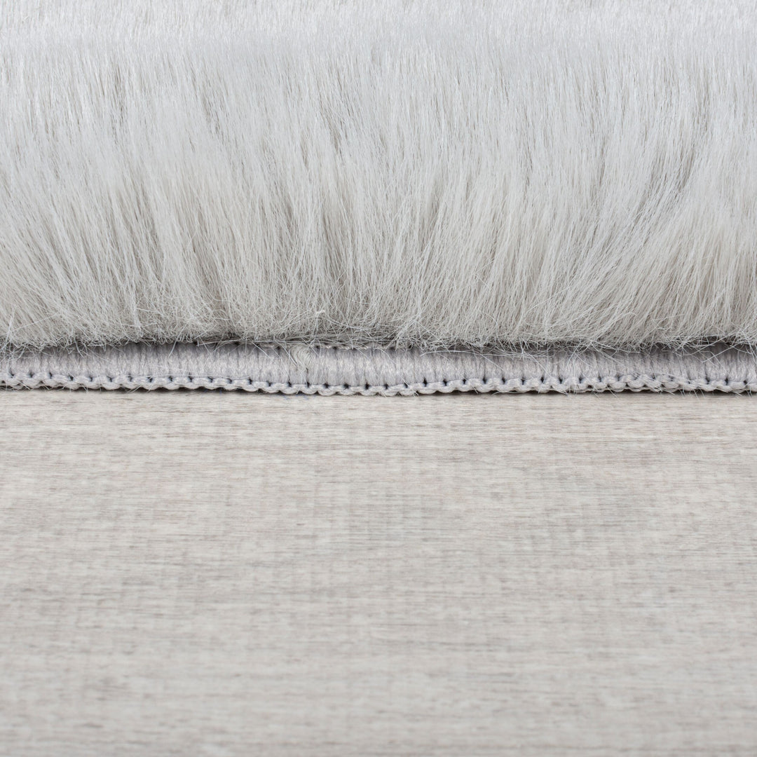 Hochflor Teppich aus Kunstfell – Supersoft - Langlebig &amp; Unifarben_Rechteckig_