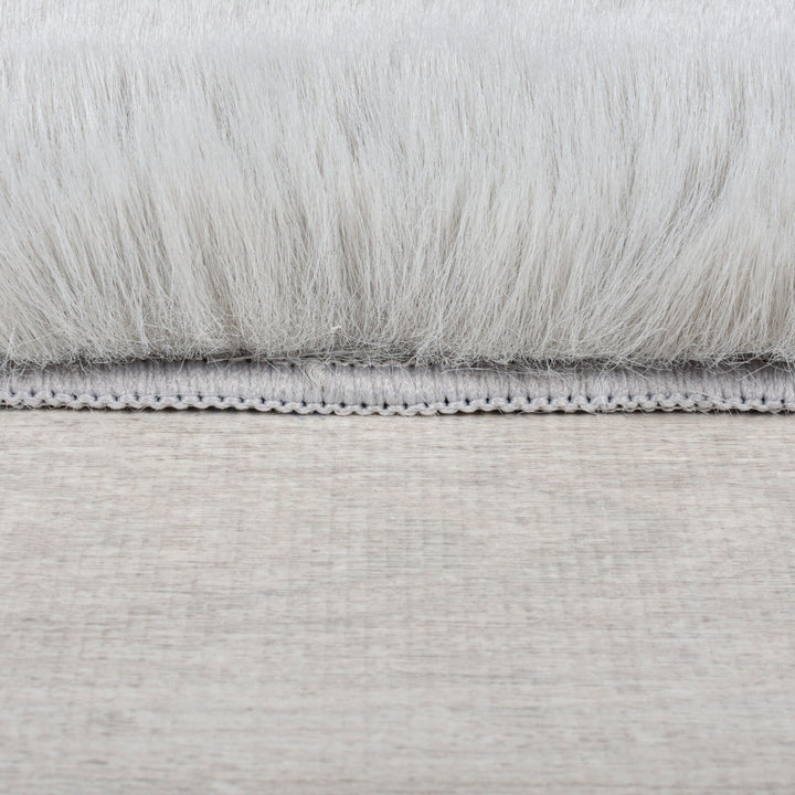 Hochflor Teppich aus Kunstfell – Supersoft - Langlebig &amp;amp; Unifarben_Rechteckig_