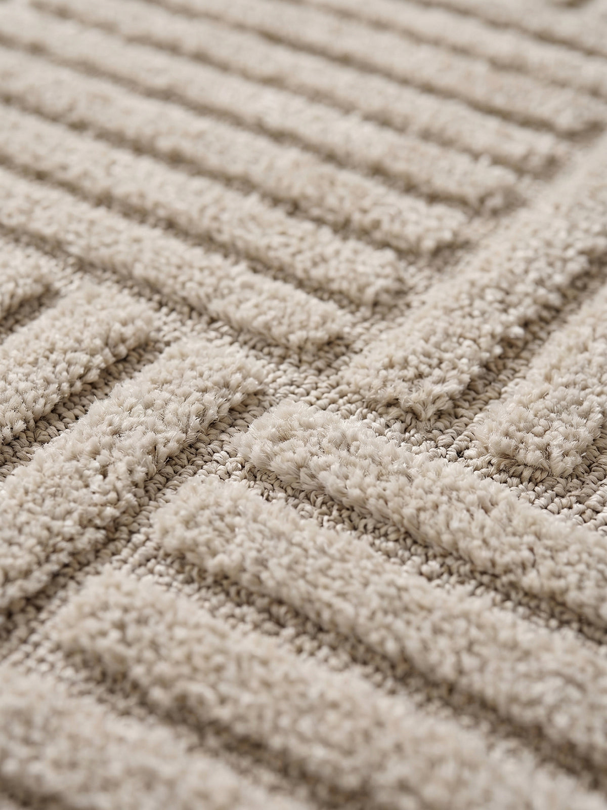 Teppich Beige rechteckig Farbdetail Muster