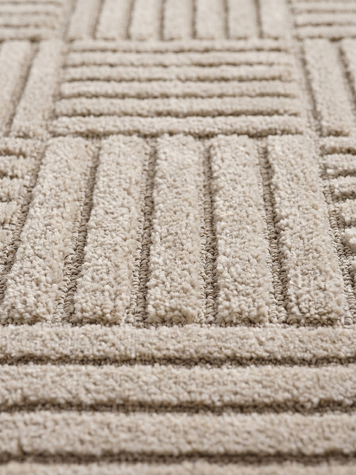 Teppich Beige Läufer Farbdetail Muster_