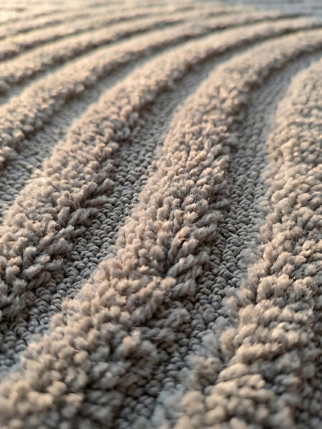 Teppich Silber Läufer Farbdetail Muster_