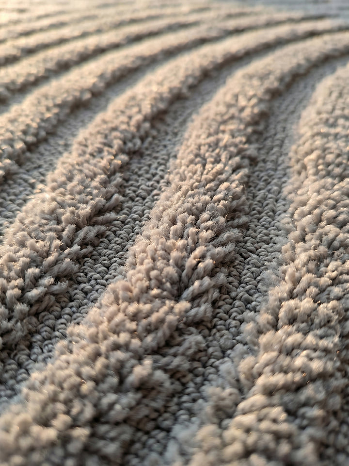 Teppich Silber Läufer Farbdetail Muster_