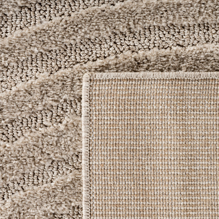 Teppich Beige Skandinavischer Boho rechteckig Polypropylene_