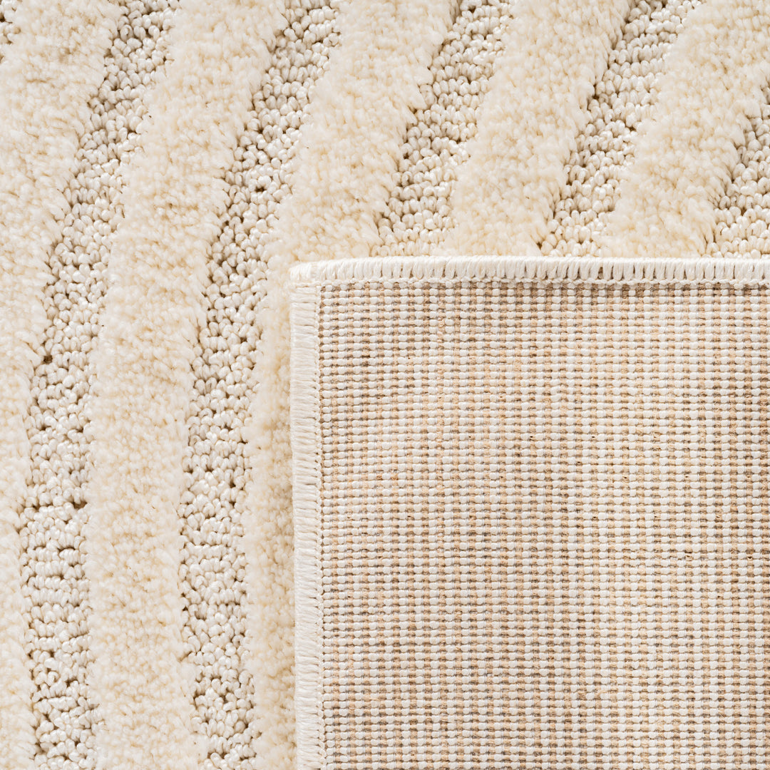 Teppich Creme Skandinavischer Boho rechteckig Polypropylene_