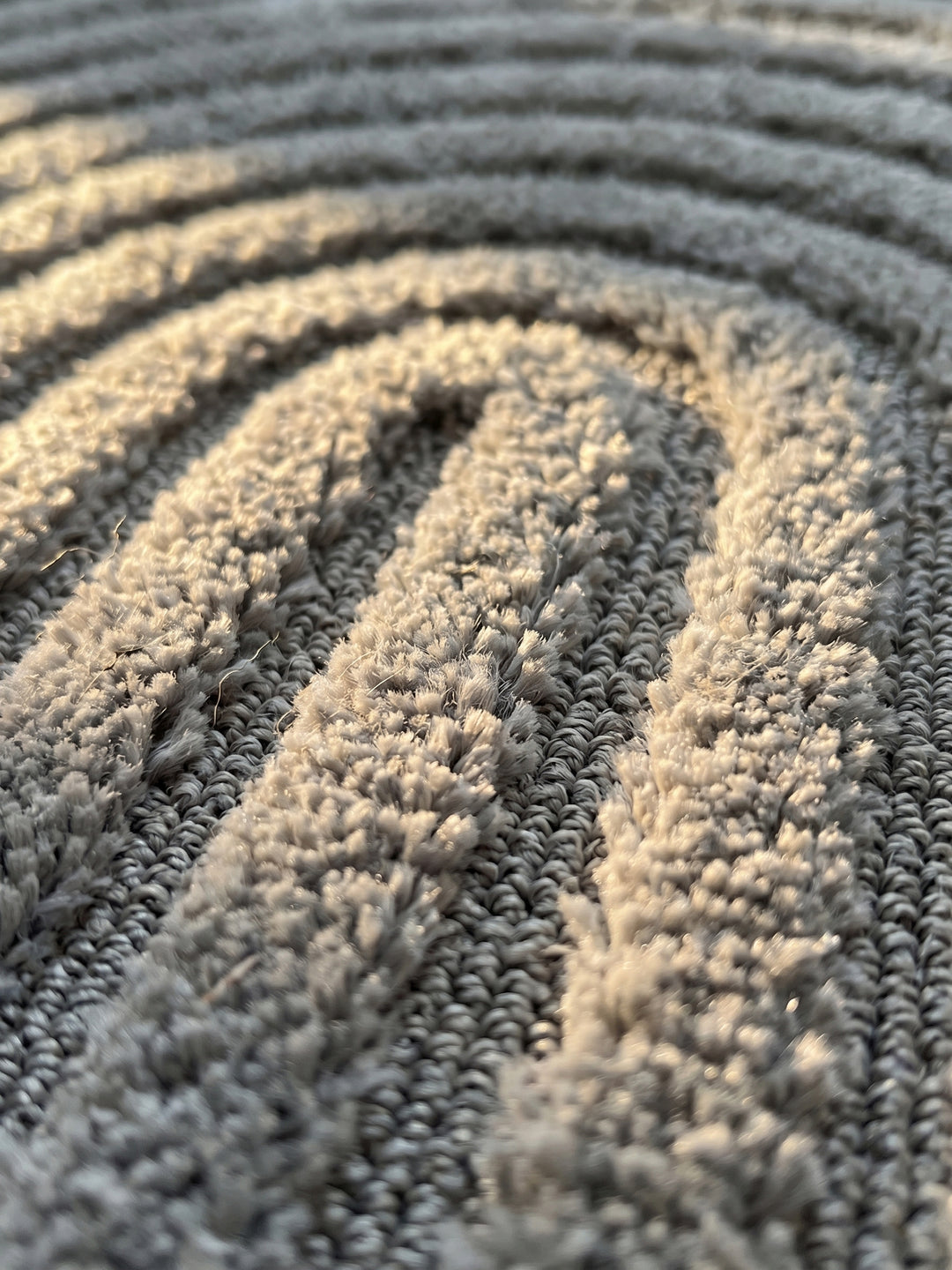 Teppich Silber rechteckig Farbdetail Muster_