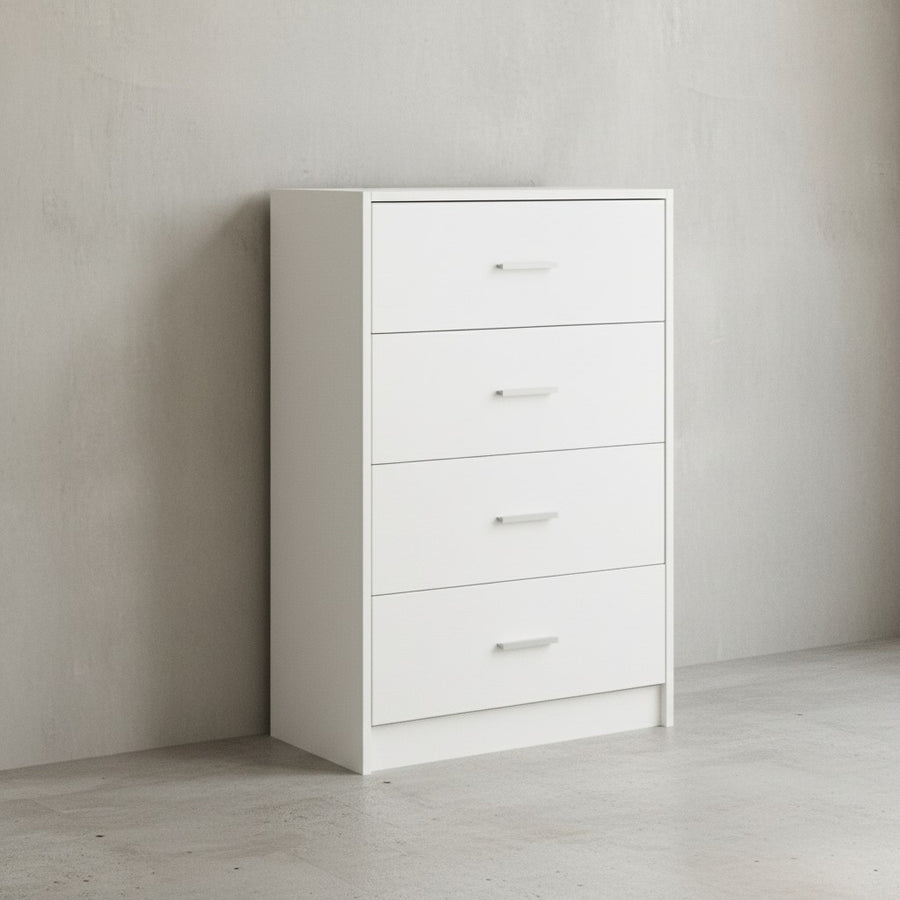 Hochglanz Sideboard_ 4 Schubladen_ modern_ zeitlos_ vielseitig einsetzbar - KADIMA DESIGN_Größe_ 60x30x90 cm_