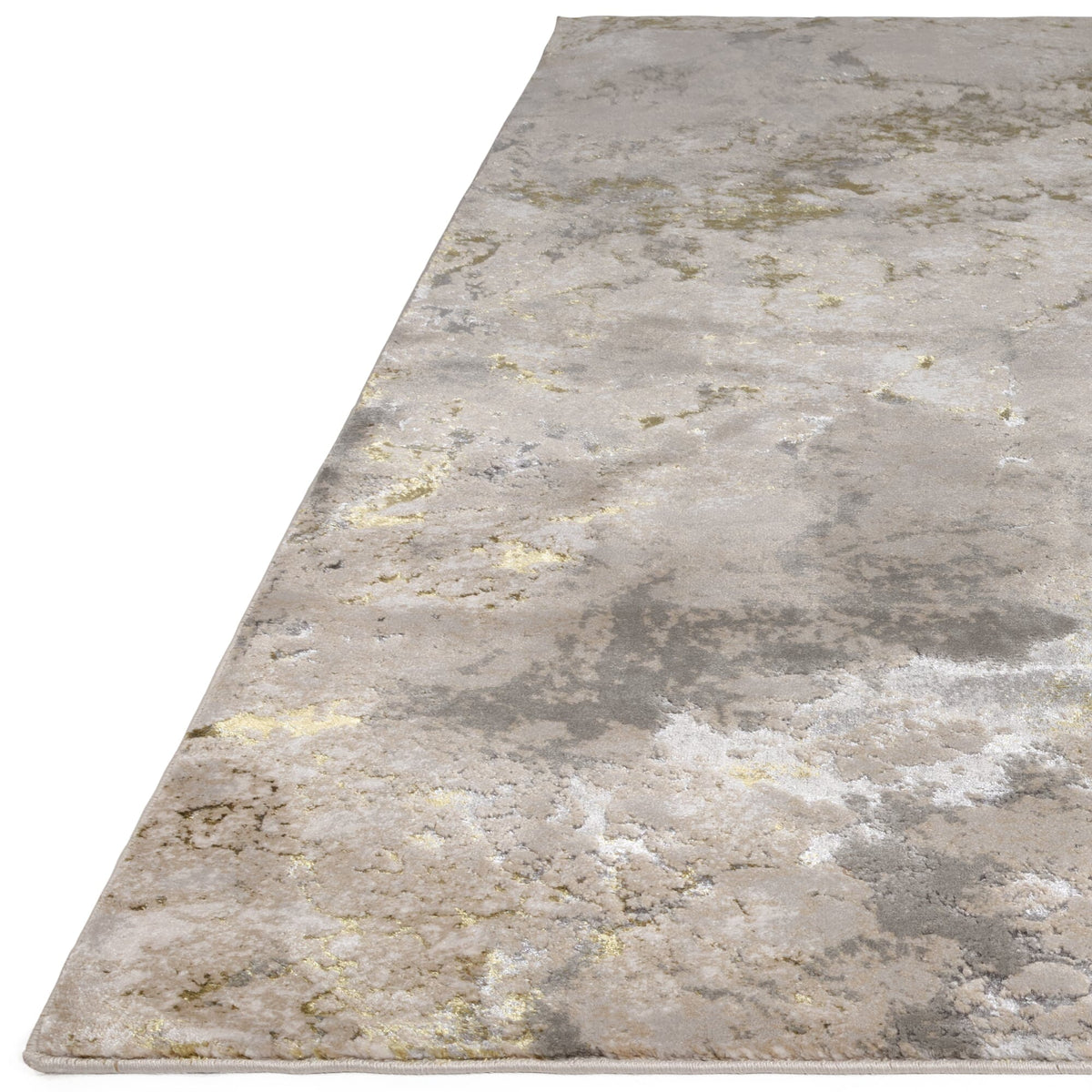 Metallic-Teppich - 120x170cm - Florhöhe 0-8cm - glänzendes Weltraum-Design - perfekt für moderne Einrichtungen - Kadima Design_