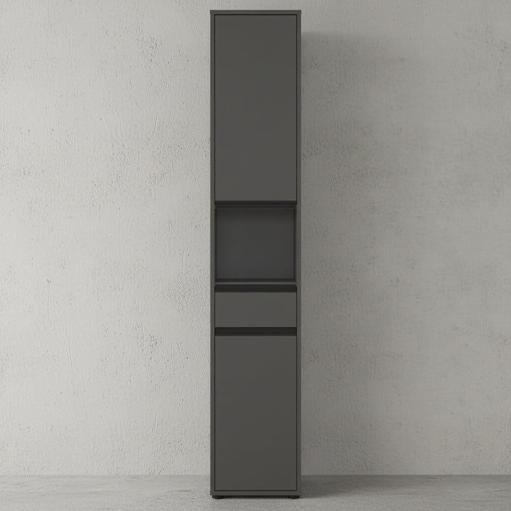 Hochschrank HAMBURG Soft-Close Modern 33x181x34 cm Graphit_