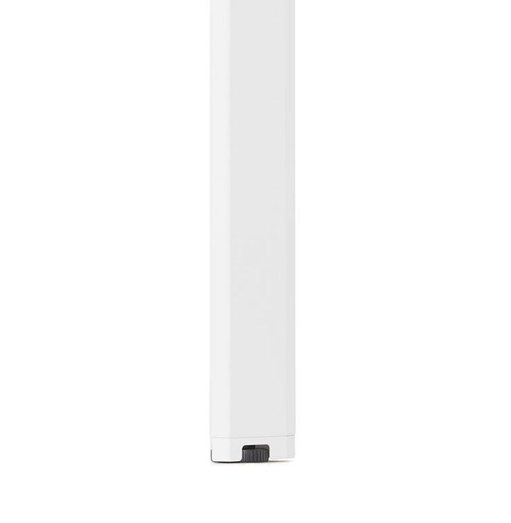 Weißer Schreibtisch von Kadima Design - Pflegeleichte Oberfläche - belastbar bis 50kg - passt in jedes zeitgemäße Bürokonzept_