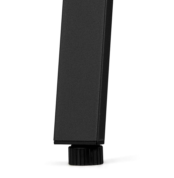 Schreibtisch schwarz 160x80cm - MDF-Holzplatte - Metallgestell - ergonomisch für Homeoffice - modern und geräumig von Kadima Design_